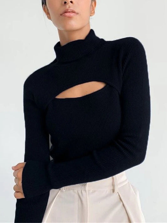 CUT-OUT SWEATER