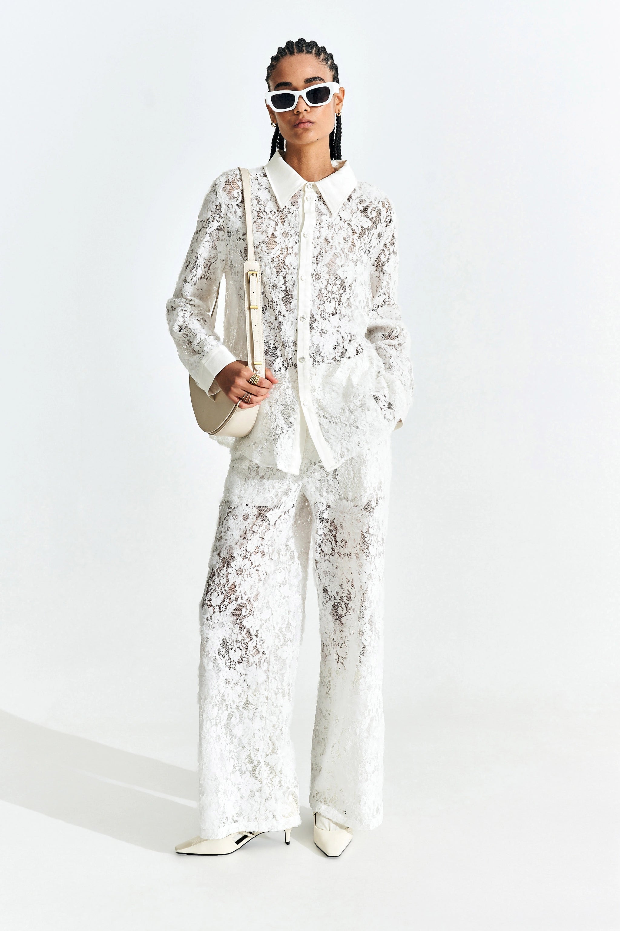 PANTALONI IN PIZZO by Lumina