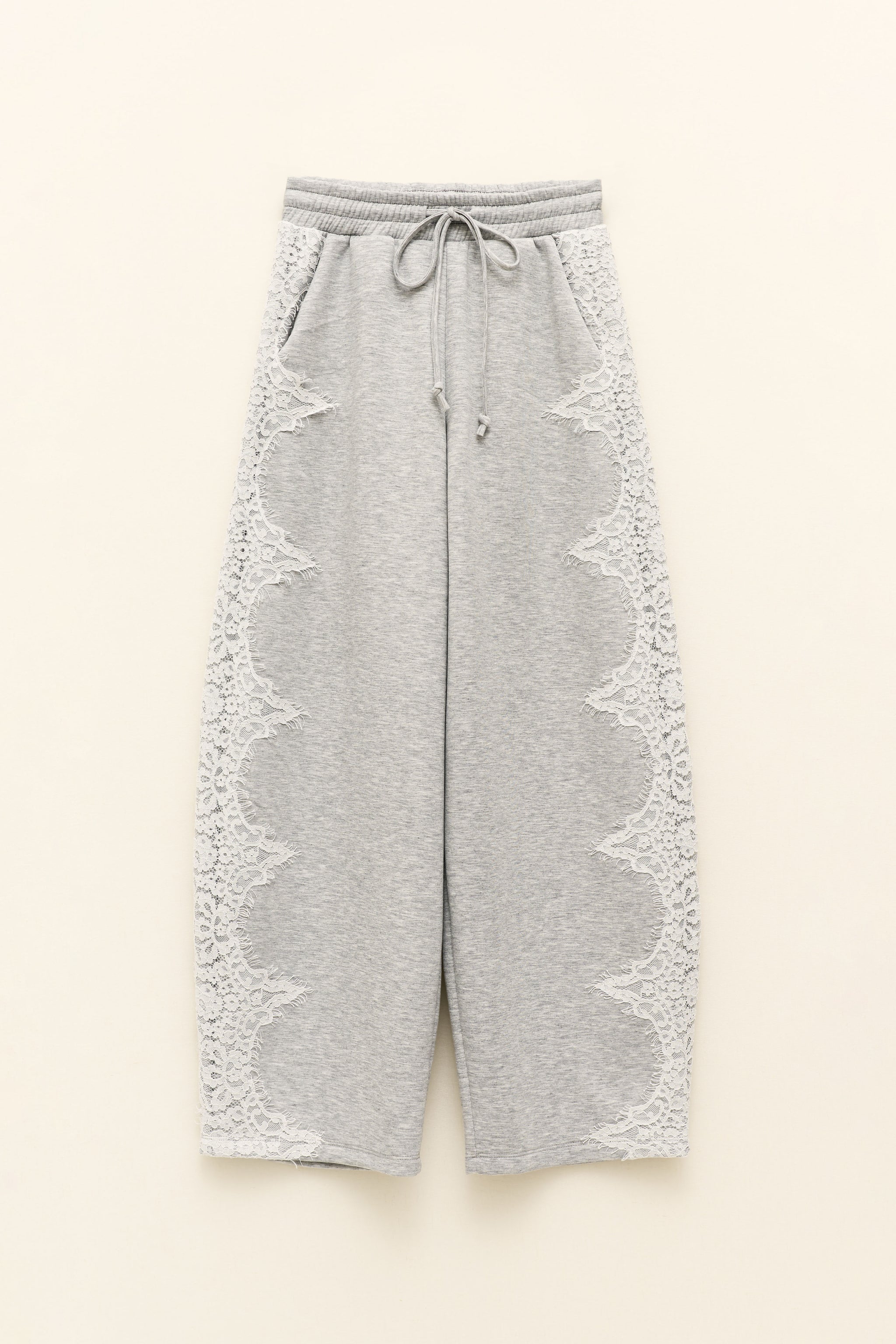 PANTALONE JOGGER CON PIZZO by Lumina