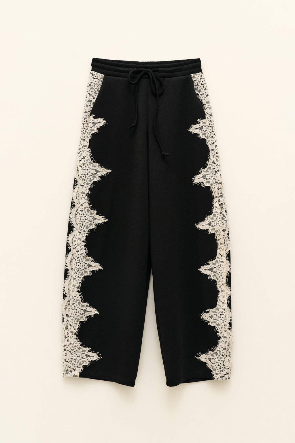 PANTALONE JOGGER CON PIZZO by Lumina