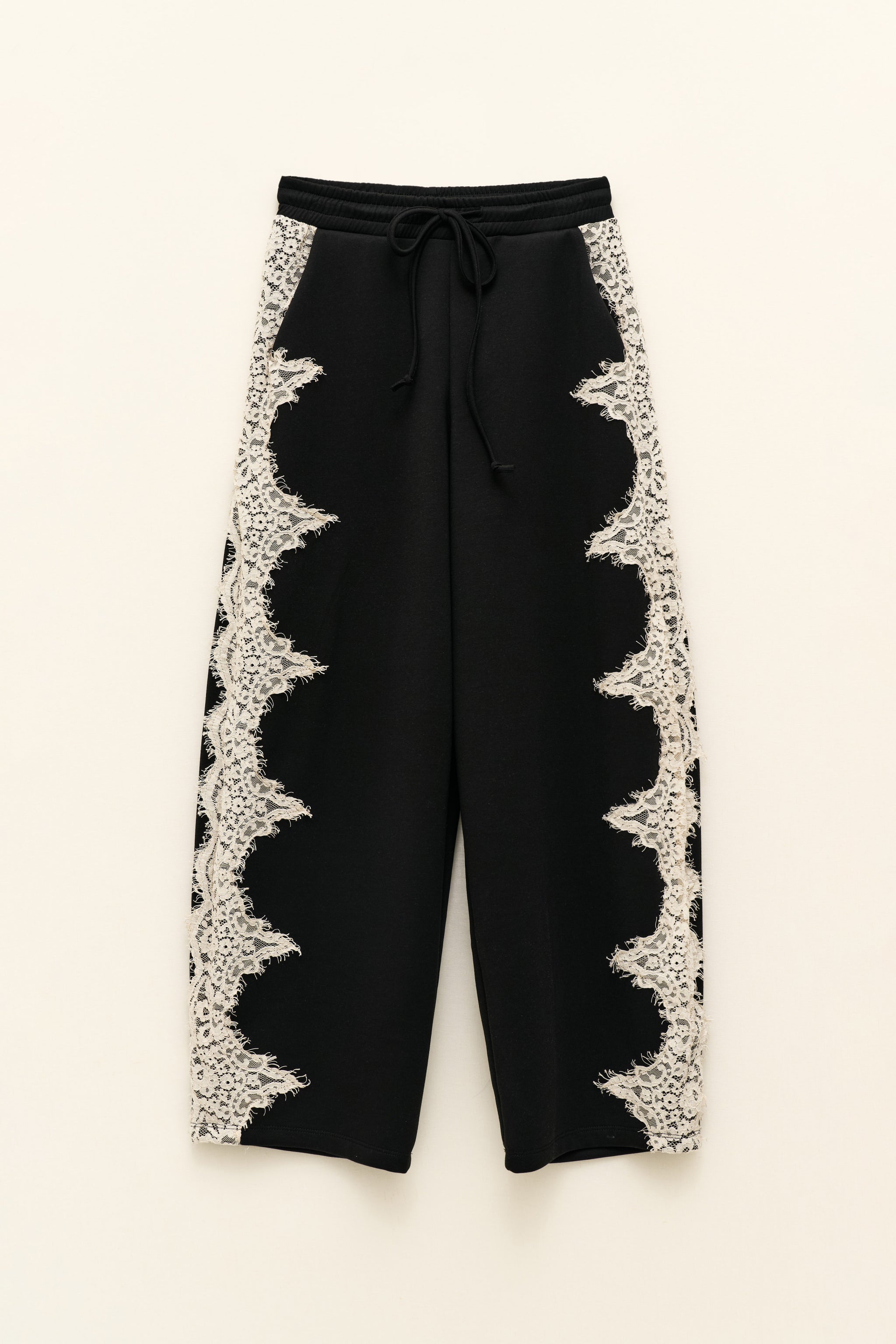 PANTALONE JOGGER CON PIZZO by Lumina