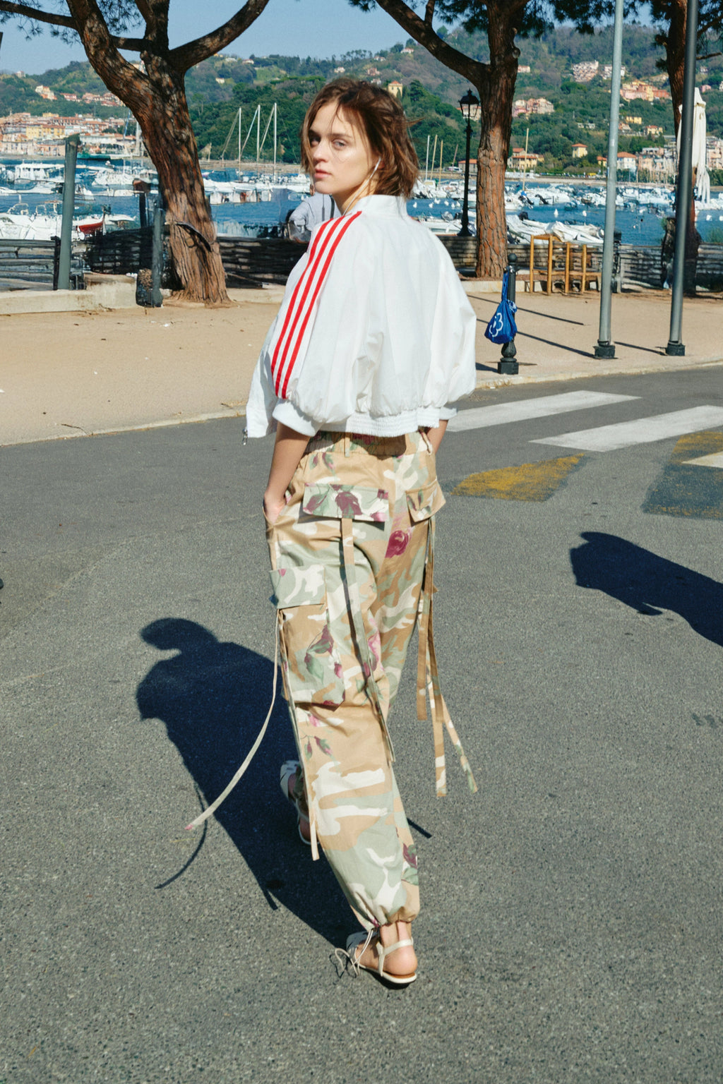PANTALONI CARGO A FANTASIA by Lumina