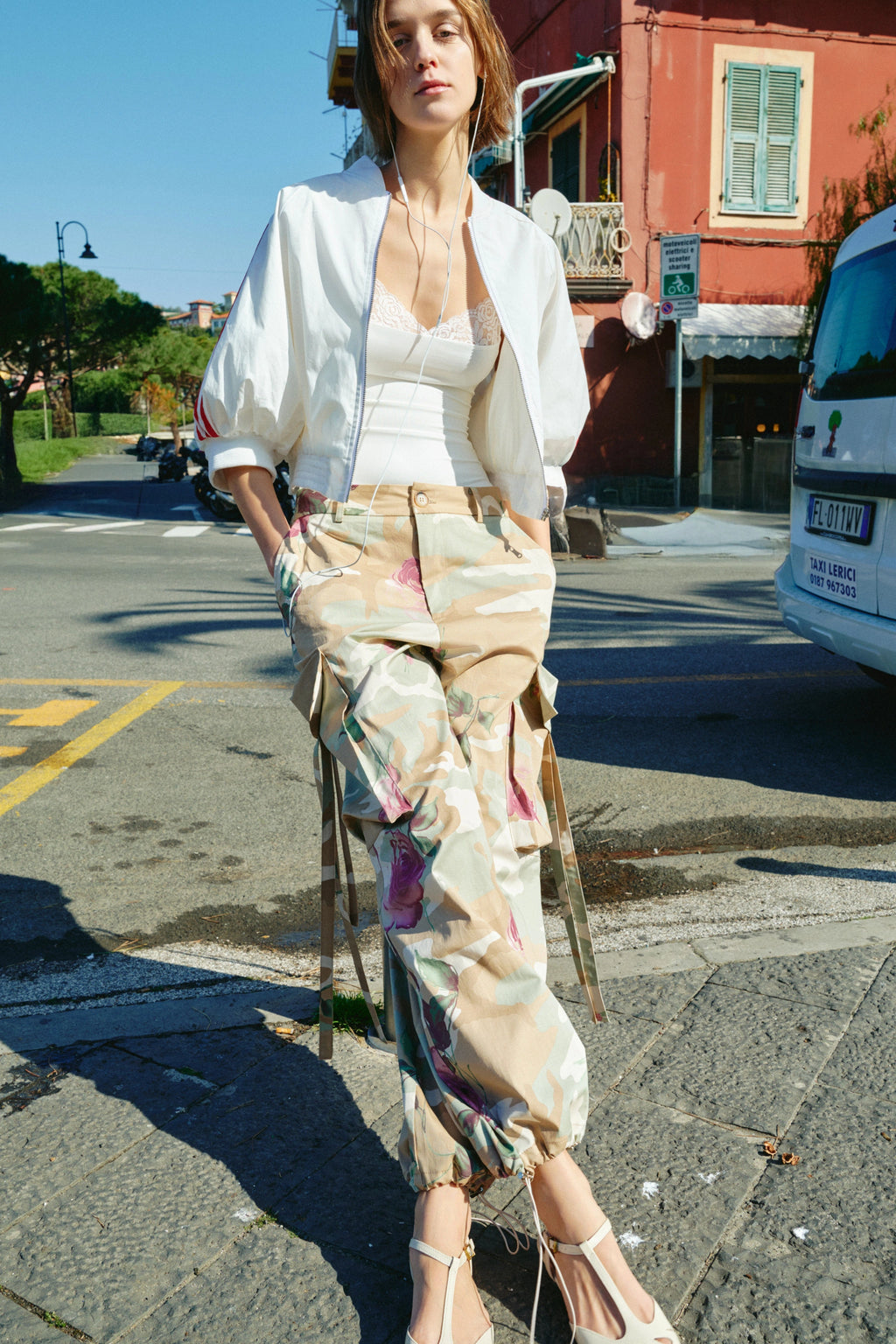 PANTALONI CARGO A FANTASIA by Lumina