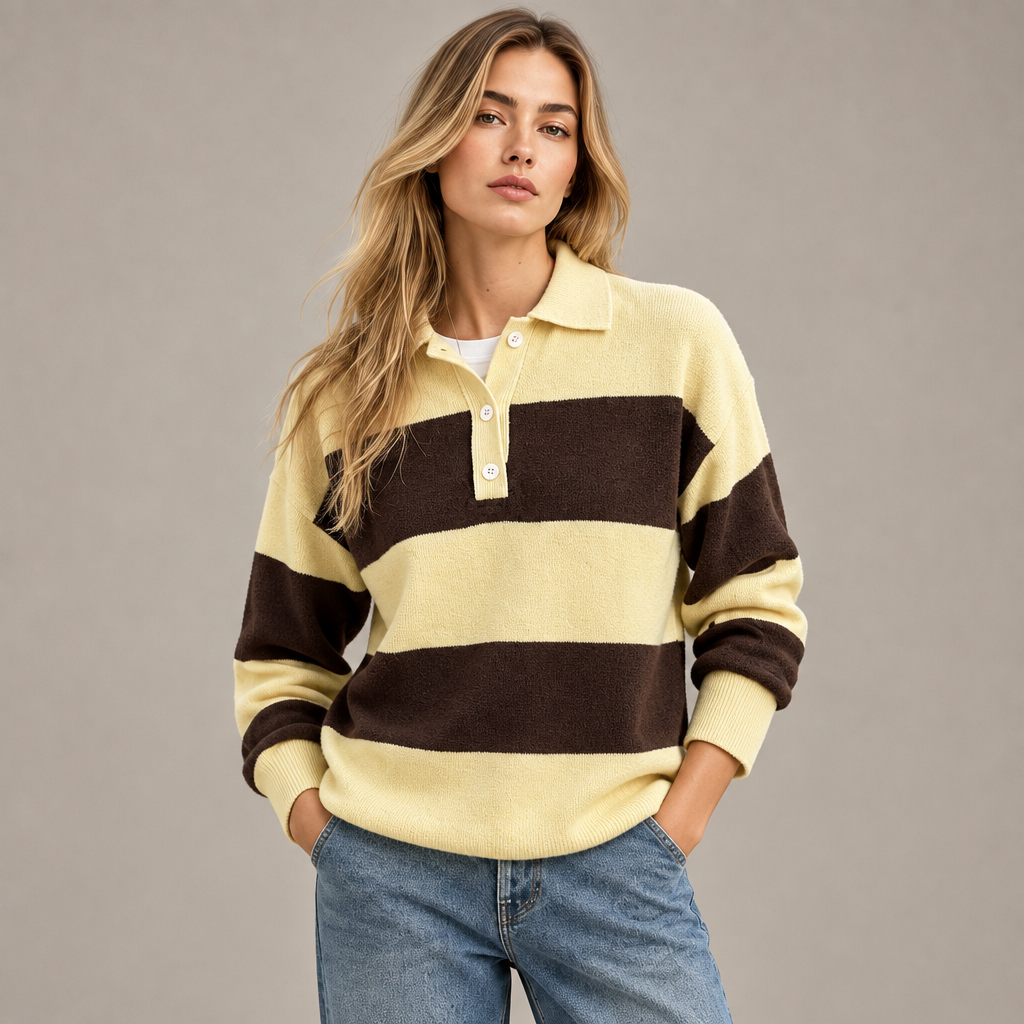 Scatto editoriale a mezzo busto del maglione