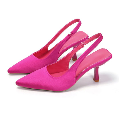 SCARPE SLINGBACK CON TACCO