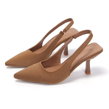 SCARPE SLINGBACK CON TACCO